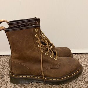 Dr. Martens Brown Lace Up Boots